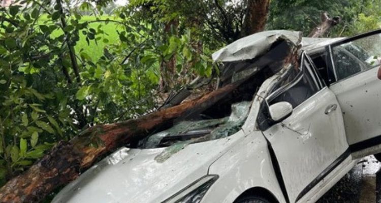 बारिश के बीच जालंधर रोड पर भीषण हादसा, 