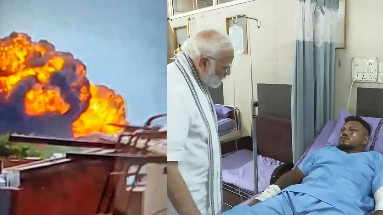 अहमदाबाद विमान हादसे में 265  लोगों की मौ'त,
