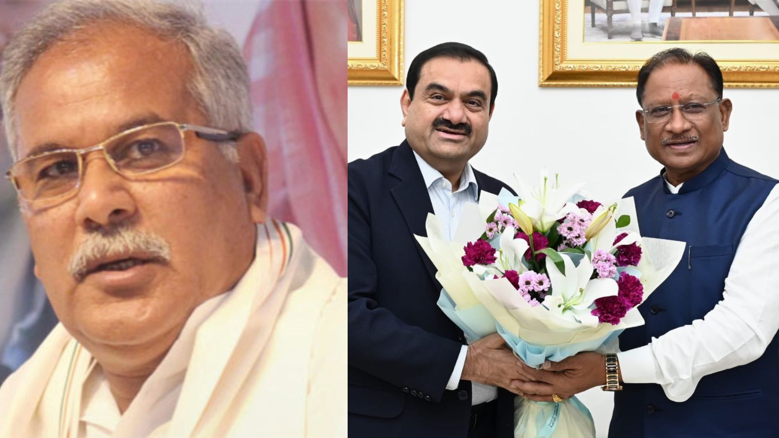 पंजाब इंचार्ज भूपेश बाघेल ने अडाणी पर साधा निशाना, 