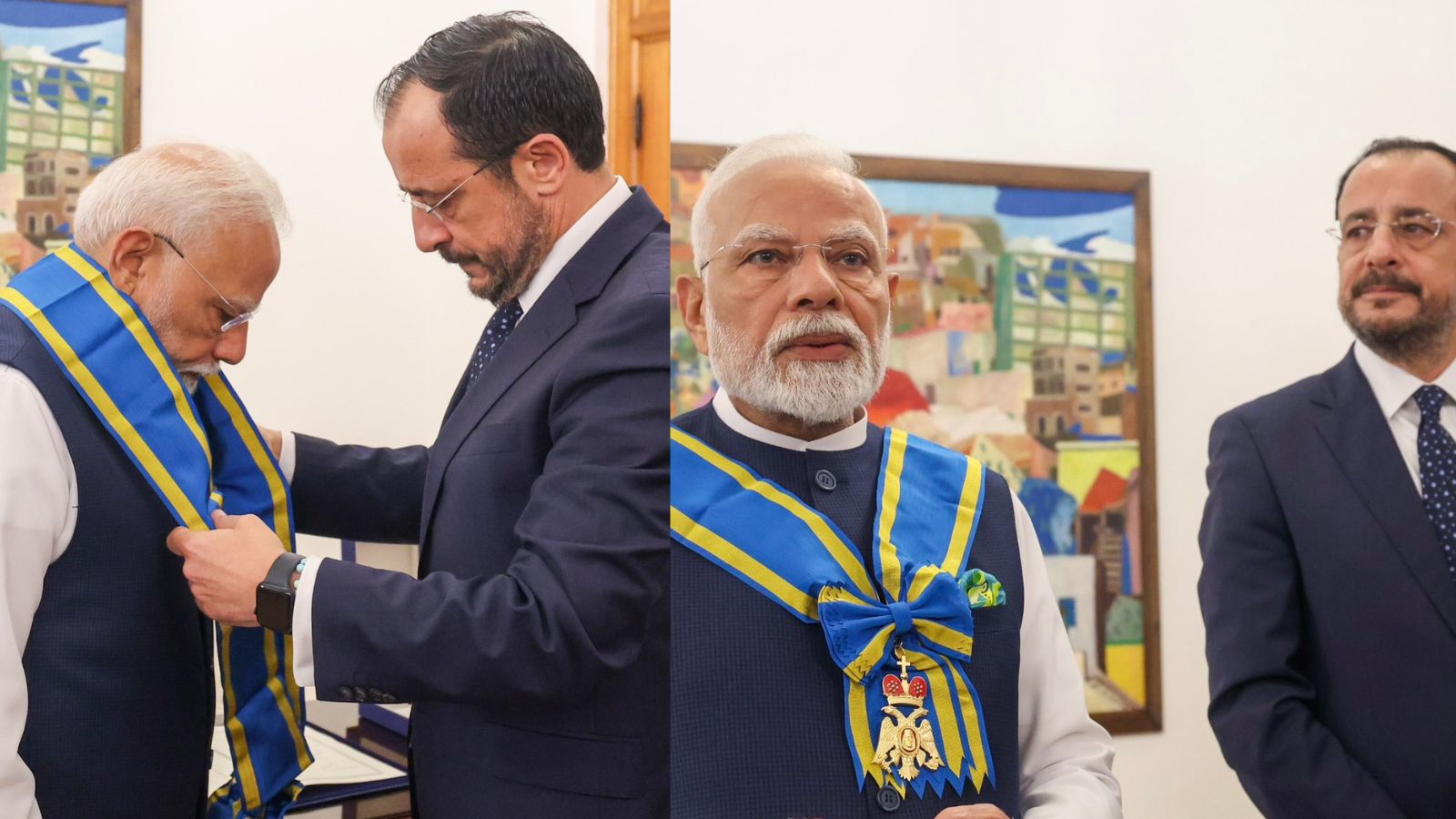 साइप्रस में सर्वोच्च सम्मान से सम्मानित हुए पीएम मोदी, 