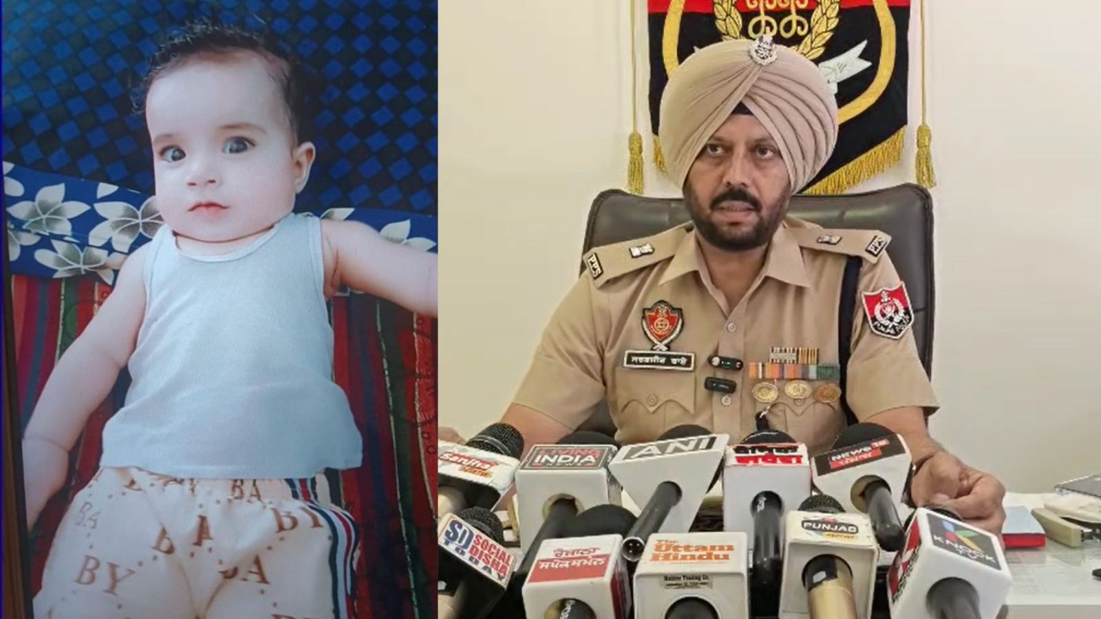 जालंधर में 6 महीने की दोहती के क'त्ल में नाना-नानी गिरफ्तार,