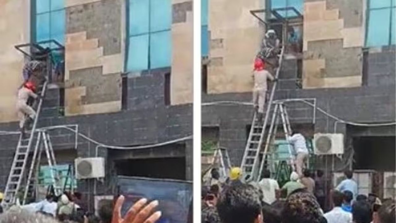 पटना के अस्पताल में लगी आग,