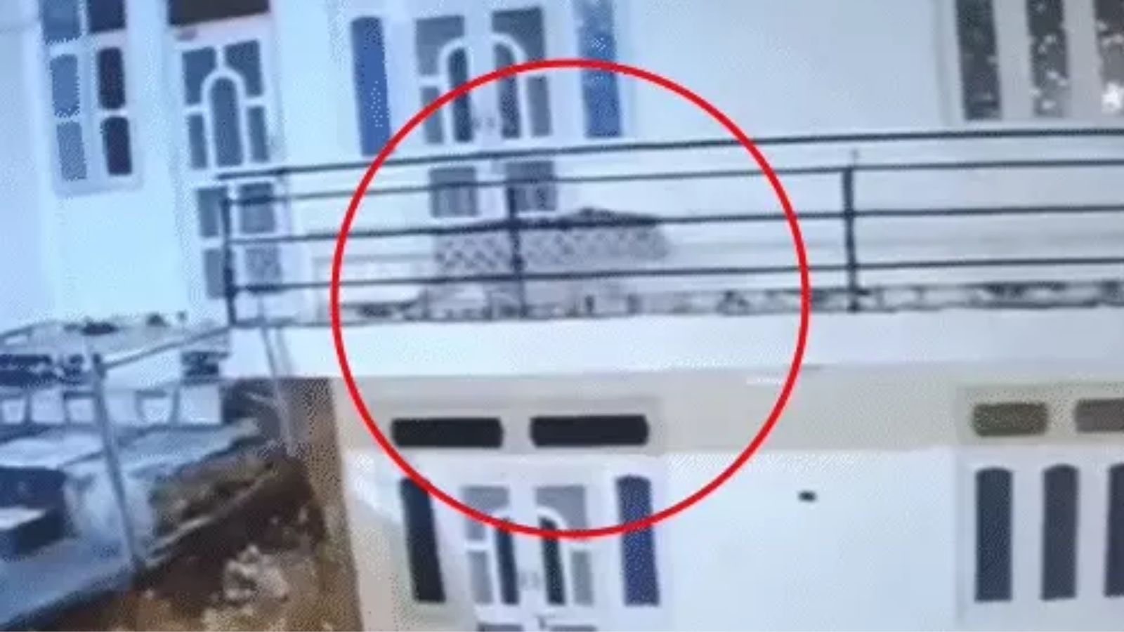 घर की दूसरी मंजिल पर चढ़ आया तेंदुआ, 