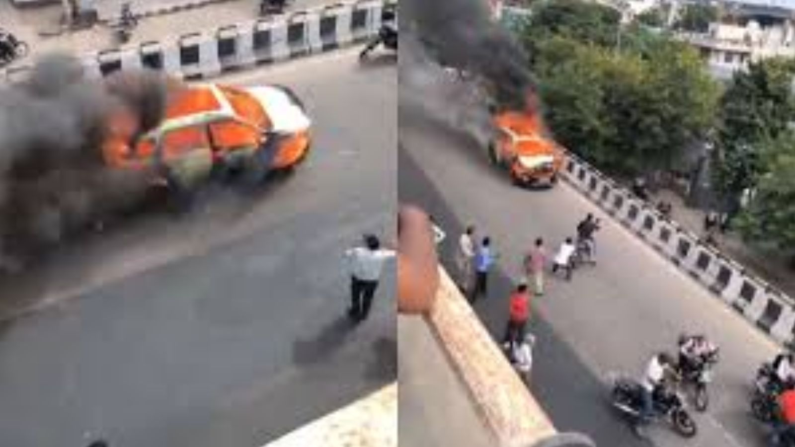 जयपुर की सड़कों पर दौड़ी The Burning Car, 