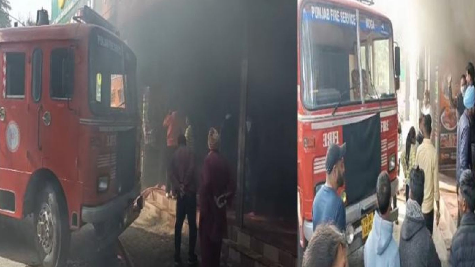  मोगा में 10 दिन पहले खुले फास्ट फूड कैफे में लगी आग, 
