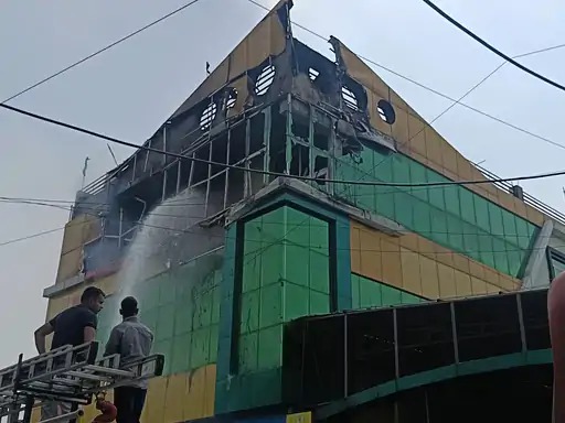 हरियाणा के Private School में लगी भीषण आग, 