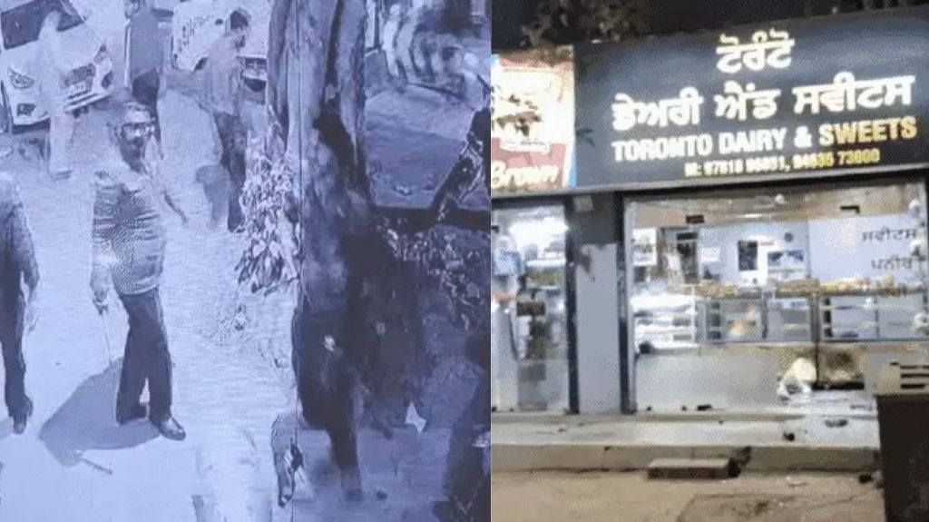 लुधियाना में बदमाशों ने डेयरी शॉप पर की फायरिंग,