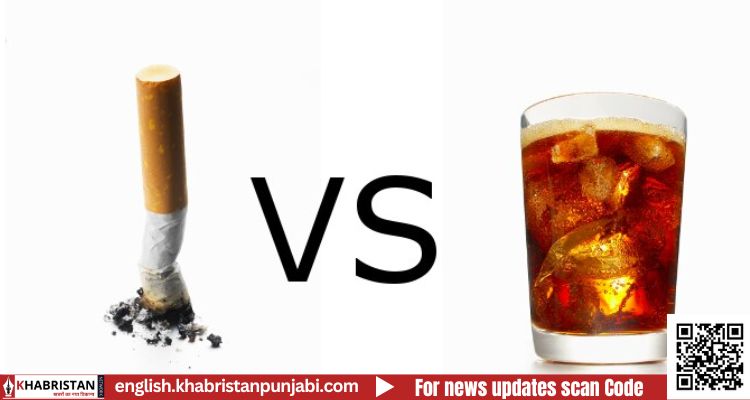 Cold drink and Smoking combination :