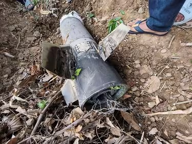 हिमाचल प्रदेश में  चिंतपूर्णी मंदिर के पास मिला मिसाइल का हिस्सा, 