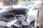 Former CM's convoy's car met with an accident, airbags opened, they we...