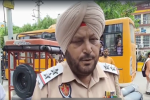 जालंधर में पुलिस ने स्कूल बस का काटा चालान, 