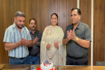 जालंधर ख़बरिस्तान के हेड ऑफिस पहुंची राजविंदर कौर थियाड़ा, 