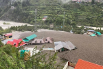 उत्तरकाशी  में बादल फटने से 4 की मौ'त, 