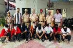 जालंधर रूरल पुलिस ने 10 संदिग्धों को हथियारों समेत किया अरेस्ट, 