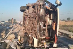 PRTC bus fell from overbridge in Punjab, 15 passengers were on board, condition of 2 critical