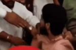 कांग्रेस नेताओं के बीच गुटबंदी सामने आई, 