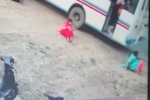 होशियारपुर में बस में अचानक लगी आग, 