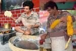 सुनील ग्रोवर ने लगाया भुट्‌टे का ठेला 