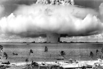 23 nuclear tests were conducted in this island of the world, the test of a bomb 1,100 times larger than the atomic bomb dropped in Hiroshima