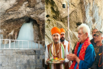 जम्मू-कश्मीर के उपराज्यपाल ने बाबा बर्फानी के किए दर्शन,