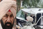 पंजाब पुलिस की गाड़ी हादसे का शिकार, 