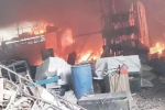 Indore: Massive fire breaks out in SR compound, diesel containers also...