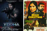 8 दिसंबर को रिलीज होंगी फिल्म योद्धा और मैरी क्रिसमस : 