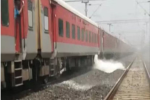 Brakes of Malwa Express train going to Mata Vaishno Devi got stuck, smoke coming out created panic among passengers