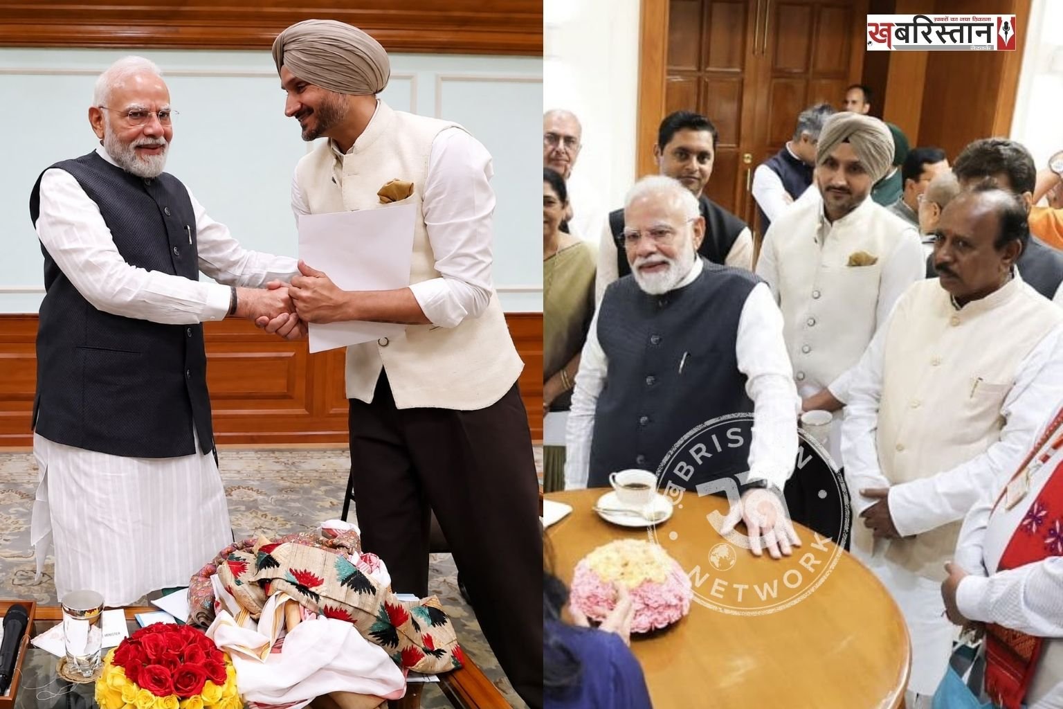 Harbhajan speaks after meeting PM Modi; committed to contributing to a developed India.