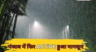 Monsoon becomes active again in Punjab; rain likely for 7 days.