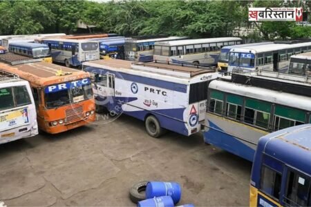 Government bus strike in Punjab; passengers face increased inconvenience.