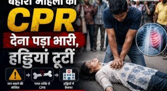 मध्य प्रदेश के मुरैना जिले से एक ऐसा मामला सामने आया है, जिसने लोगों को सही तरीके से CPR देने की जरूरत और जागरूकता पर सोचने को मजबूर कर दिया है। यहां एक महिला शिक्षिका सड़क पर चक्कर आने के कारण बेहोश होकर गिर गईं। आसपास मौजूद लोगों ने बिना स्थिति की पुष्टि किए इसे हार्ट अटैक समझ लिया और उन्हें CPR देना शुरू कर दिया। बाद में डॉक्टरों ने बताया कि महिला को हार्ट अटैक या कार्डियक अरेस्ट नहीं हुआ था, बल्कि गलत तरीके से CPR देने के कारण उनकी दो पसलियां टूट गईं।