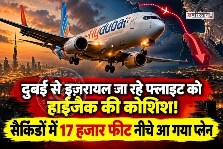 दुबई से इज़रायल के लिए जा रही फ्लाई दुबई की फ्लाइट को हाईजैक करने की कोशिश की गई है। फ्लाइट में को-पायलट ने अपने साथी पायलट पर चाकू मारकर घायल कर दिया और अपने हाथ में पूरा कंट्रोल लेने की कोशिश की।
