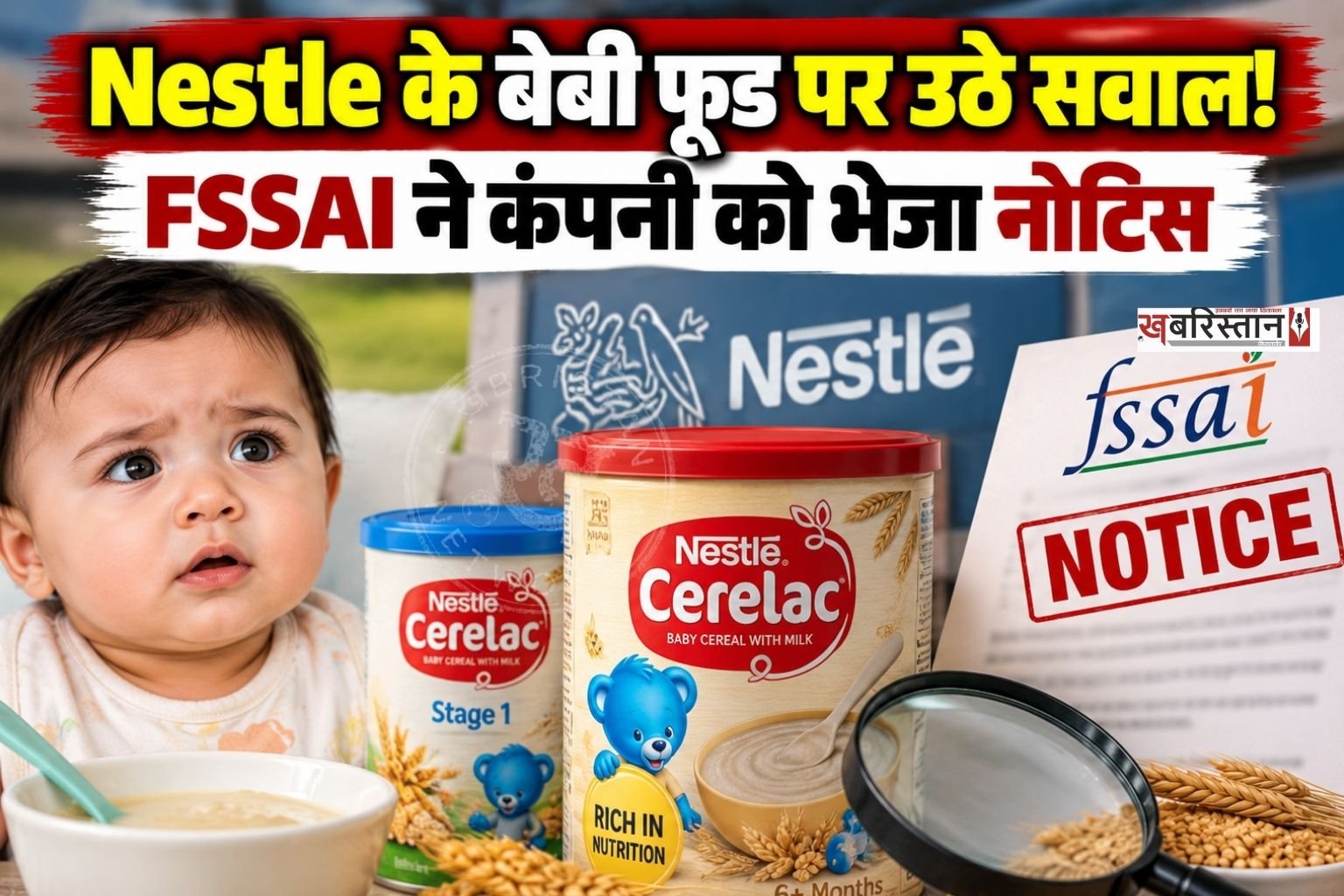 फूड सेफ्टी एंड स्टैंडर्ड्स अथॉरिटी ऑफ इंडिया (FSSAI) ने बच्चों के लिए बनाए जाने वाले खाद्य उत्पादों और उनके विज्ञापनों से जुड़े कथित नियम उल्लंघन को लेकर नेस्ले इंडिया के खिलाफ कार्रवाई की है।