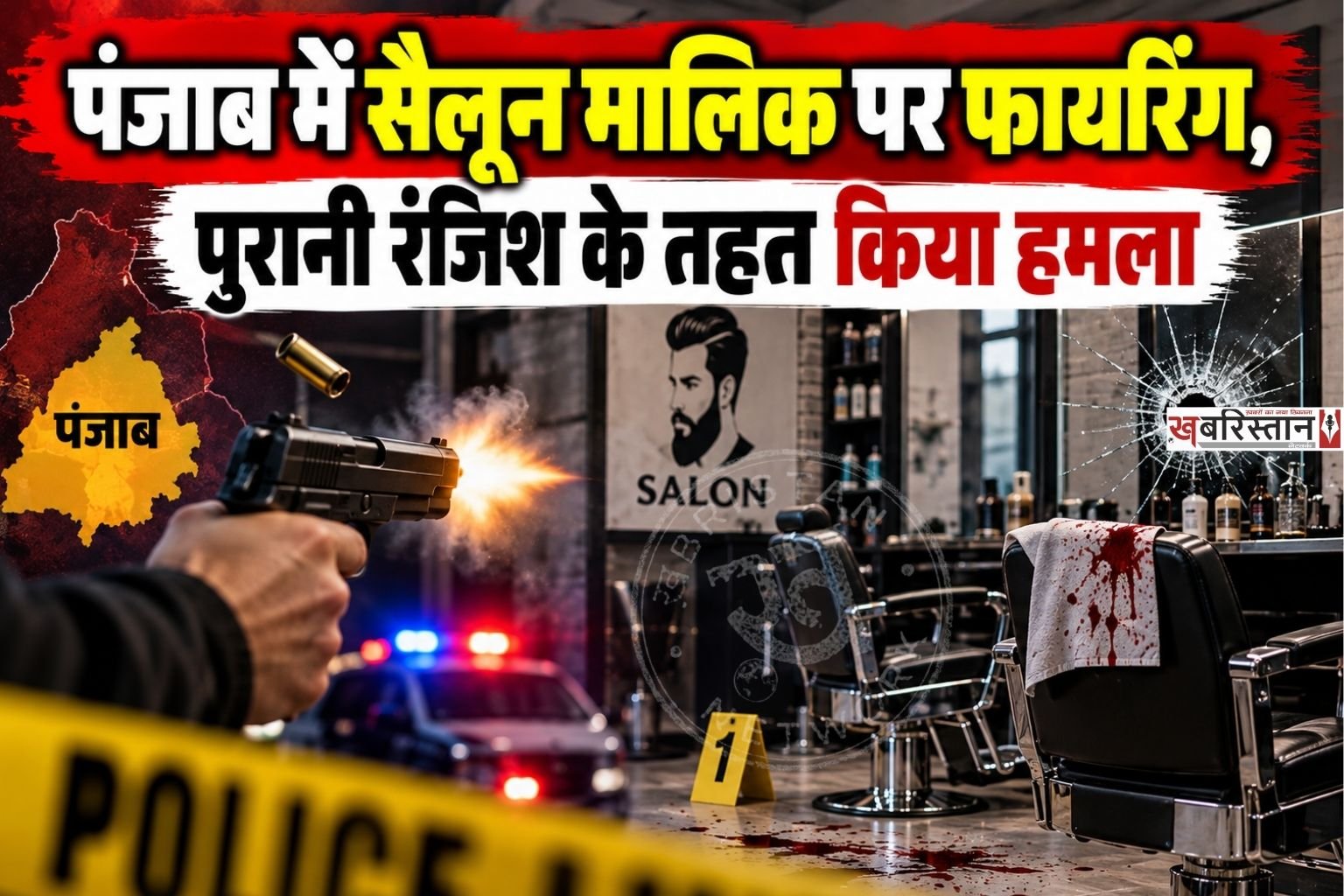 तरनतारन में पुरानी रंजिश को लेकर एक सैलून मालिक पर फायरिंग की गई है। जिसमें वह बुरी तरह से घायल हो गया है और उसे ईलाज के लिए अस्पताल में भर्ती करवाया गया है। पीड़ित की पहचान मनजिंदर सिंह के रूप में हुई है।