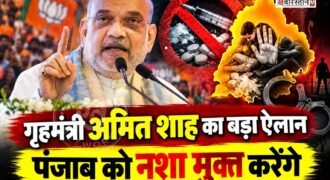 केंद्रीय गृह मंत्री अमित शाह ने बुधवार को जालंधर के परागपुर में आयोजित भाजपा की नशा मुक्त पंजाब यात्रा की समापन रैली को संबोधित किया।