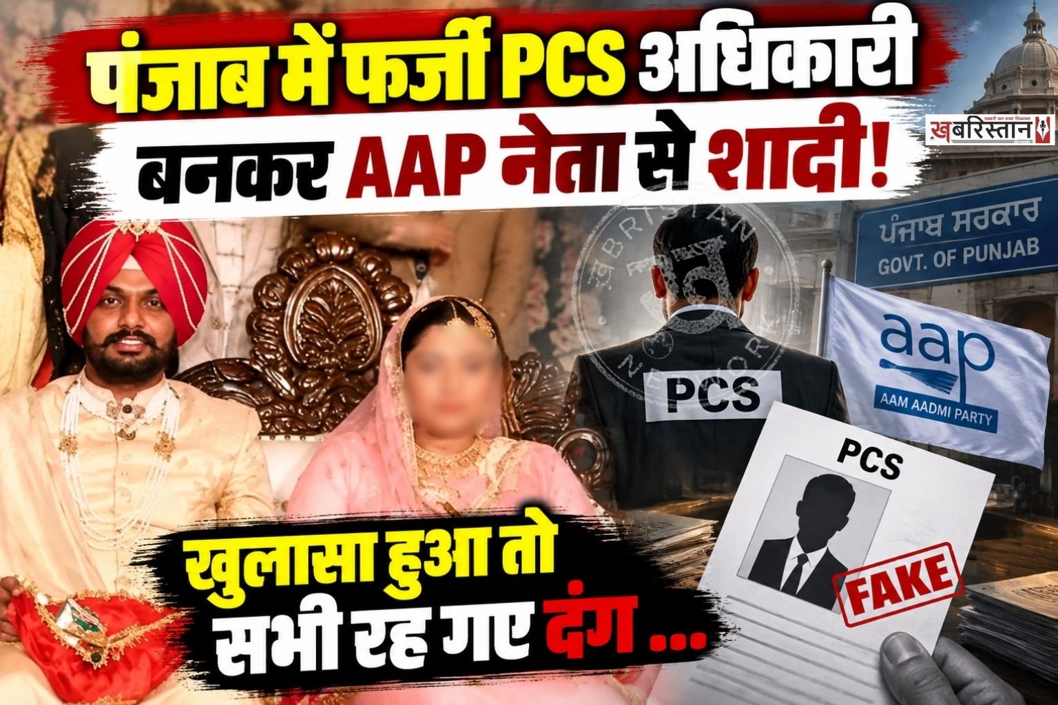पंजाब के फतेहगढ़ साहिब से एक ऐसा मामला सामने आया है, जिसने सभी को हैरान कर दिया है। AAP नेता अमरिंदर सिंह मंडोफल से कथित धोखाधड़ी का मामला सामने आया है, आरोप है कि एक महिला ने खुद को PCS अधिकारी बताकर अमरिंदर सिंह से शादी कर ली।