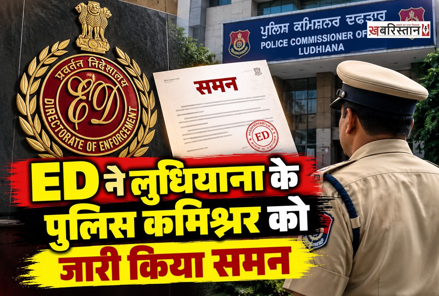 लुधियाना के पुलिस कमिश्नर स्वपन शर्मा को ईडी ने समन जारी किया है। ईडी ने यह समन कथित फर्जी फोरेंसिक रिपोर्ट के मामले को लेकर किया है। उन्हें 19 अक्टूबर को चंडीगढ़ में पेश होने के लिए कहा गया है।