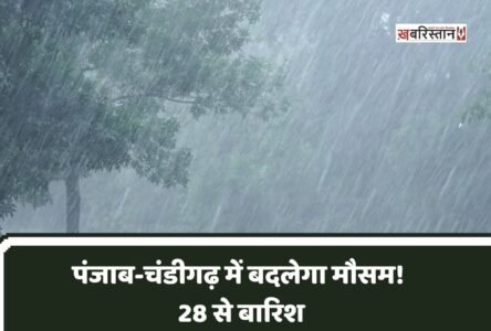 Weather will change in Punjab-Chandigarh! Rain from 28, winds will blow at a speed of 30 to 40 kilometers.