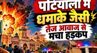 Loud blast-like sound causes panic in Patiala; people rush out of their homes.